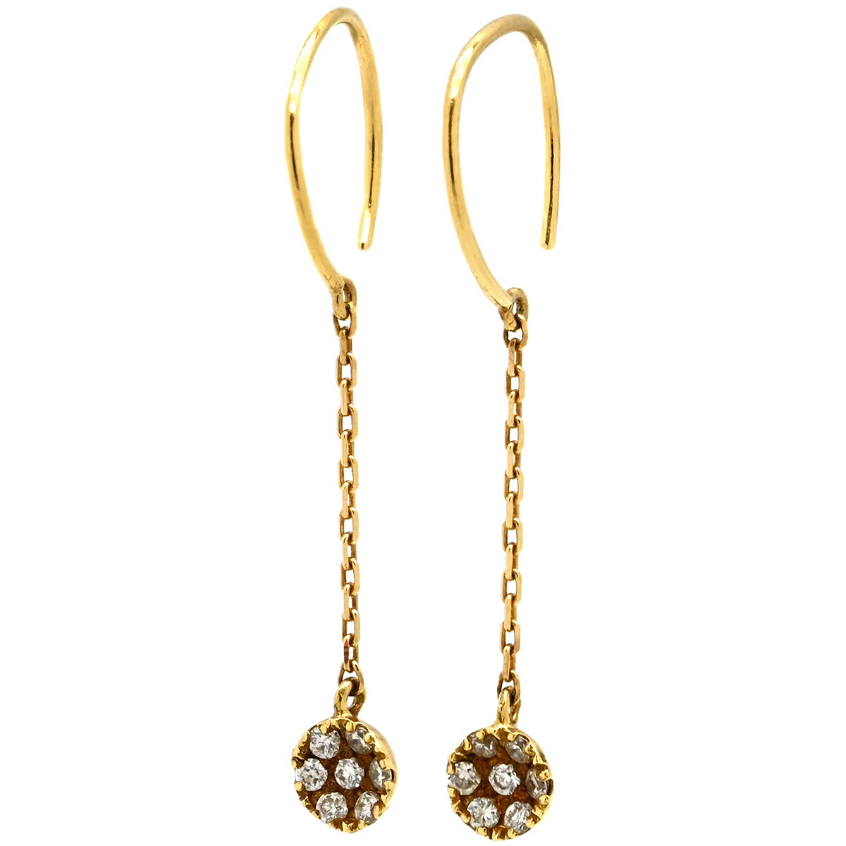 楽天市場】アーカー ローラハート ダイヤモンド ピアス K18イエロー