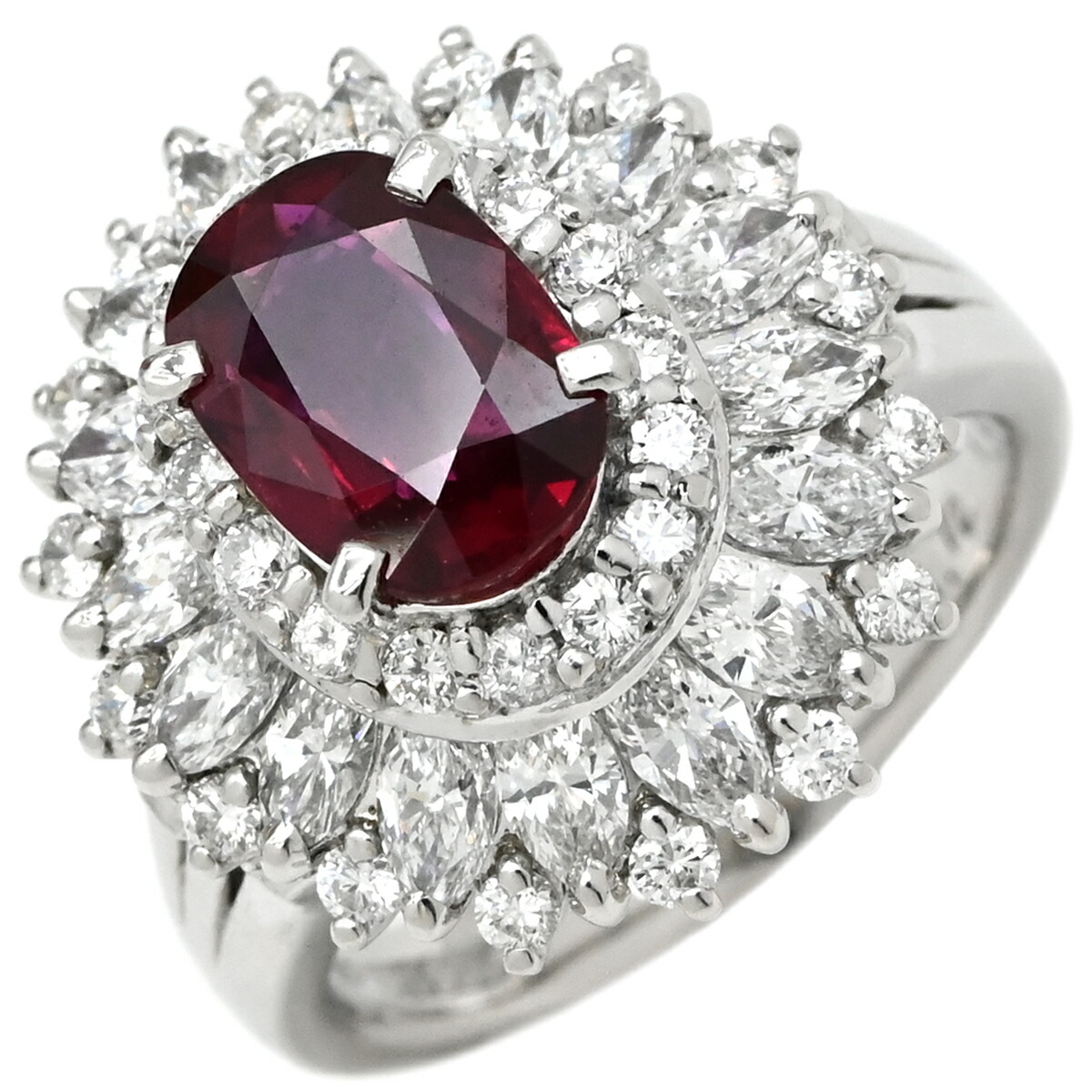 プラチナリング TOEICROWN 13号 toei crown 彫りがアクセントになった