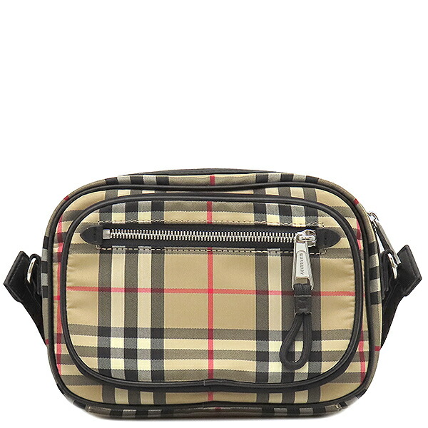 バーバリー ナイロン ショルダーバッグ ノバチェック ブラック 斜めがけ可 楽天市場】【バッグ】BURBERRY バーバリー ショルダーバッグ 斜め掛け