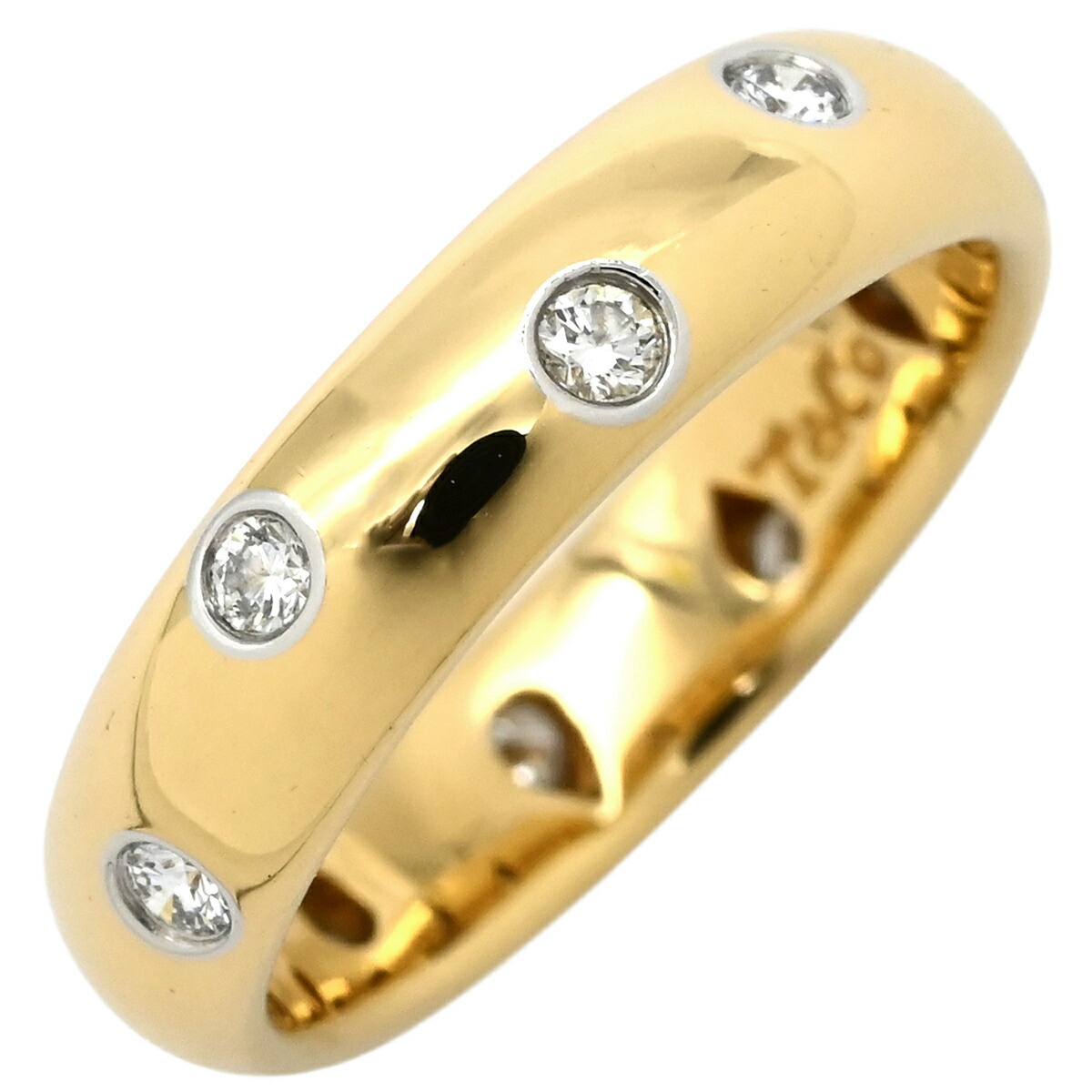 【磨き済み】 ティファニー ドッツリング ダイヤ　Pt950　9号 楽天市場】ティファニー Tiffany & Co. リング ドッツ ラージ ワイド 9