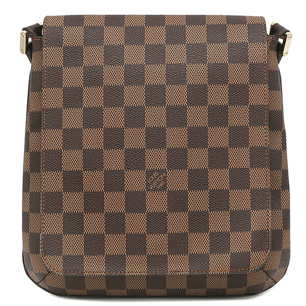 ルイヴィトン LOUIS VUITTON ショルダーバッグ ミュゼット サルサ ロングストラップ ダミエキャンバス ダミエエベヌ ゴールド金具 茶 肩掛け N51300 LM0083【中古】