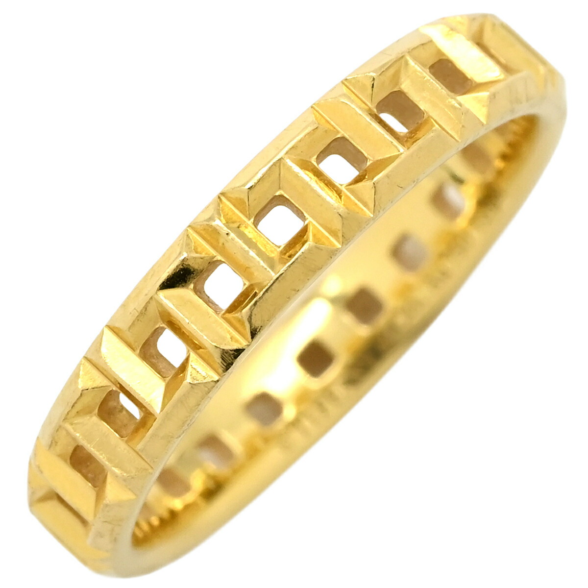 楽天市場】ティファニー Tトゥルーナロー リング 約10号 K18 イエロー