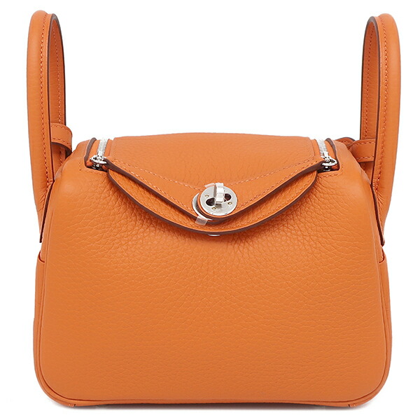 楽天市場】エルメス HERMES リンディ ミニ W刻印 SV金具トリヨン