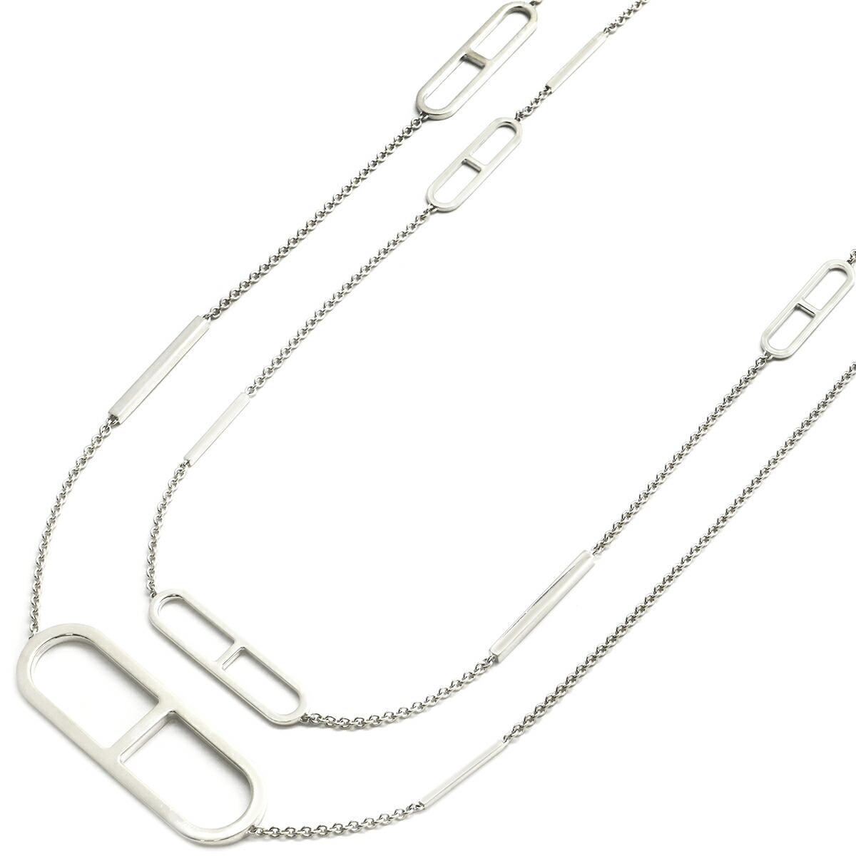 楽天市場】エルメス HERMES ネックレス エシャペ シェーヌ ダンクル