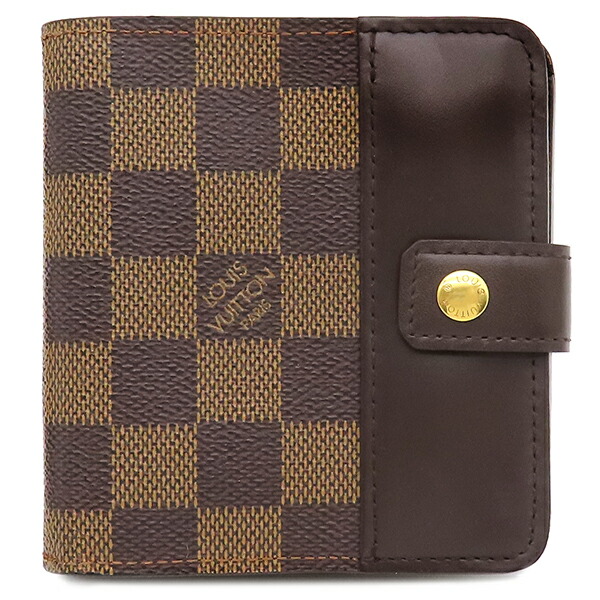 楽天市場】【財布】LOUIS VUITTON ルイ ヴィトン ダミエ コンパクト