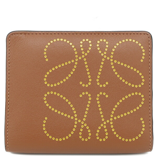 【最終値下げ♡】ロエベ LOEWE アナグラム コンパクト 二つ折り財布 今日は一粒万倍日】開運日に注目したいロエベの大ヒット財布