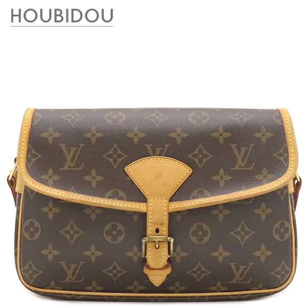 ＼2%OFF大売り出し ＆最大限度5万円割り引き引き換え証 6/11 2時まで／ ルイヴィトン Louis Vuitton ショルダーバッグ ソローニュ モノグラム帆布 モノグラム ゴールド金具 茶 曲がった掛け  M42250 TJ3193【中古】