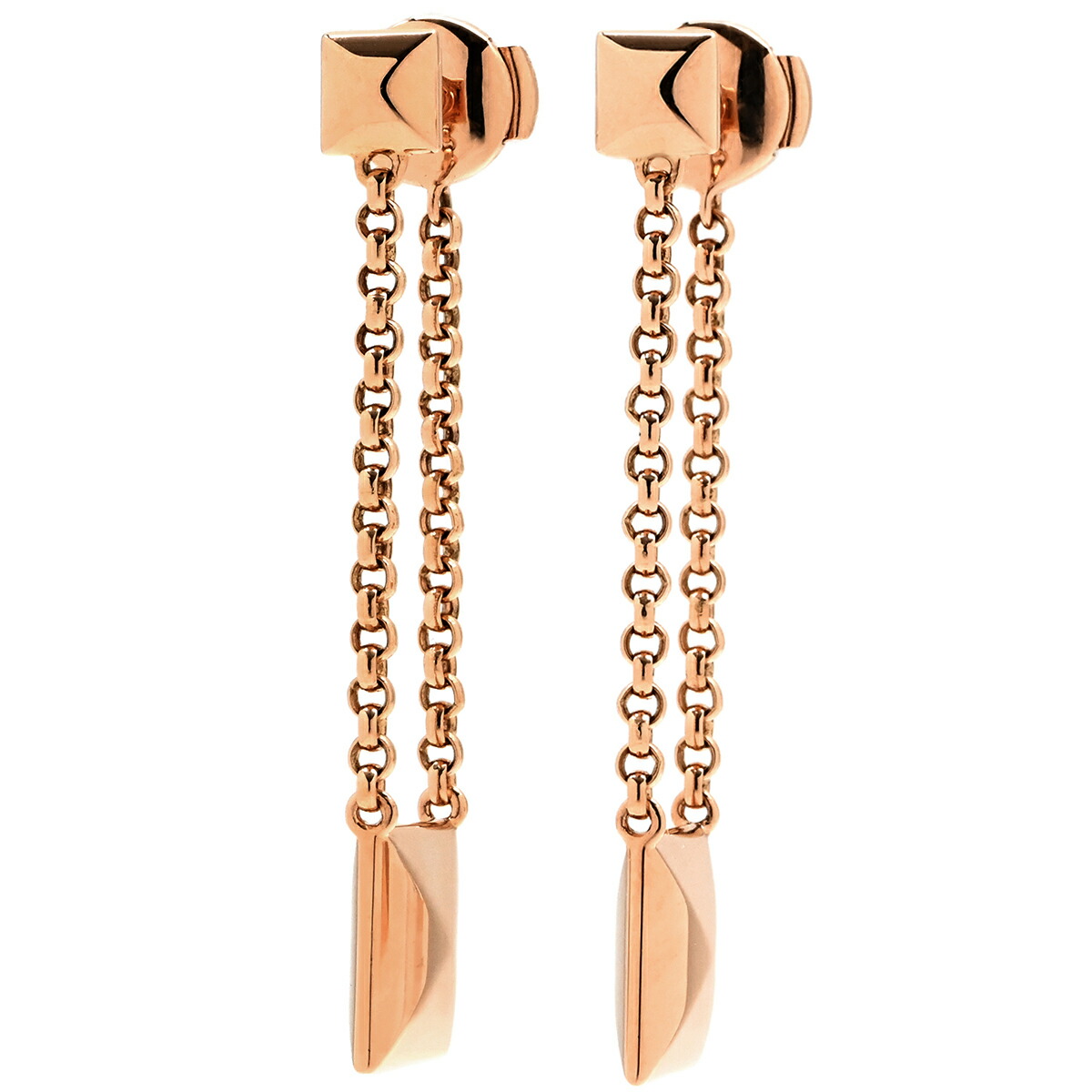 楽天市場】エルメス ヴェルティージュクール ダイヤモンド ピアス K18