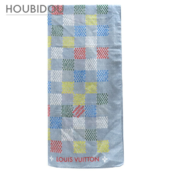 ＼5%OFF大売り出し ＆最大限度5万円銀行割引クーポン券 量目押さえる／ ルイヴィトン Louis Vuitton 袈裟 LV バーズ ダミエ ジーンズ 地絹 綿織物 ジーンズ青み 青 赤 黄 白 地絹 綿織物  M96285 FF4264 【箱】【中古】