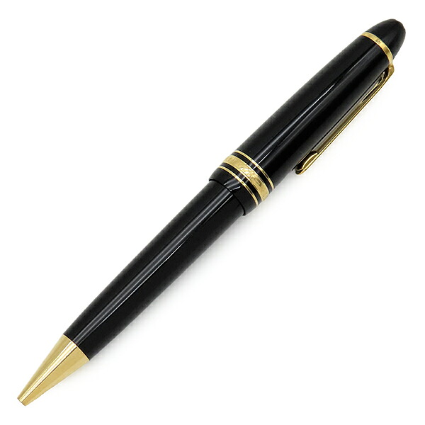 モンブラン Montblanc ボールペン マイスターシュテュック ゴールドコーティング ルグラン GP プレシャスレジン ブラック×ゴールド 筆記確認済 黒インク 【中古】 18,250円