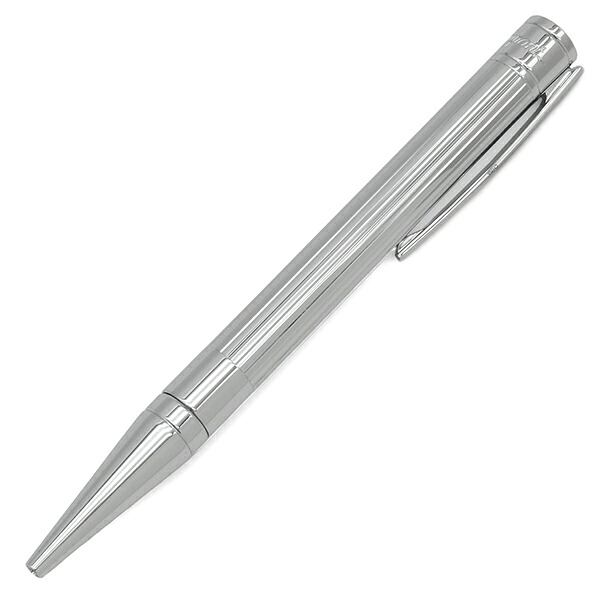 ＼最大5万円割引クーポン 4/4 20時から 数量限定／ エス・テー・デュポン S.T DUPONT ボールペン D イニシャル メタル シルバー 黒インク 筆記確認済み 265201 【ケース】【中古】