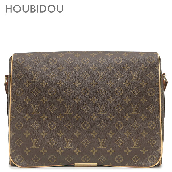 ルイヴィトン LOUIS VUITTON ショルダーバッグ アベス モノグラム帆布 モノグラム ゴールド金具 茶  M45257 SP0043【中古】