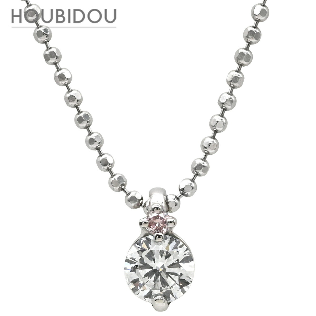タサキ TASAKI ネックレス ダイヤペンダント プラチナシルバー Pt900×Pt850 ダイヤ ラウンドブリリアントカット 【中古】