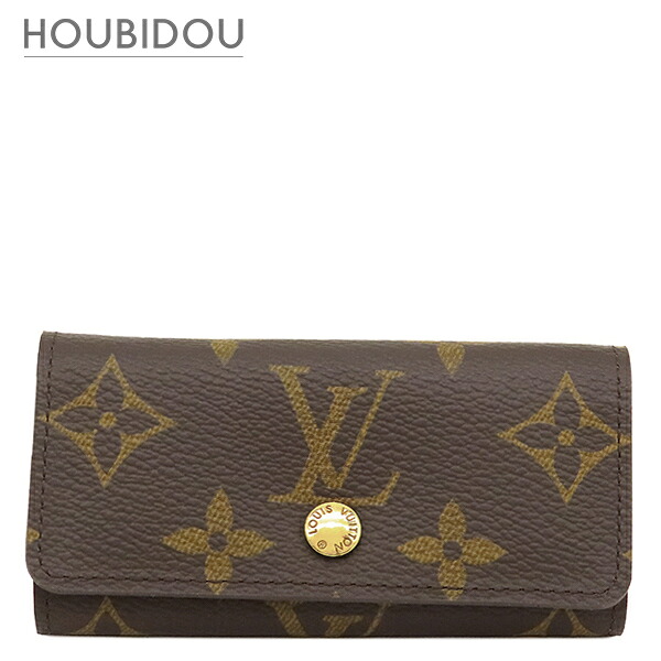 ルイヴィトン LOUIS VUITTON キーケース ミュルティクレ 4 モノグラムキャンバス モノグラム ゴールド金具 鍵入れ 4連 4本 M69517 CT1153 【箱】【中古】