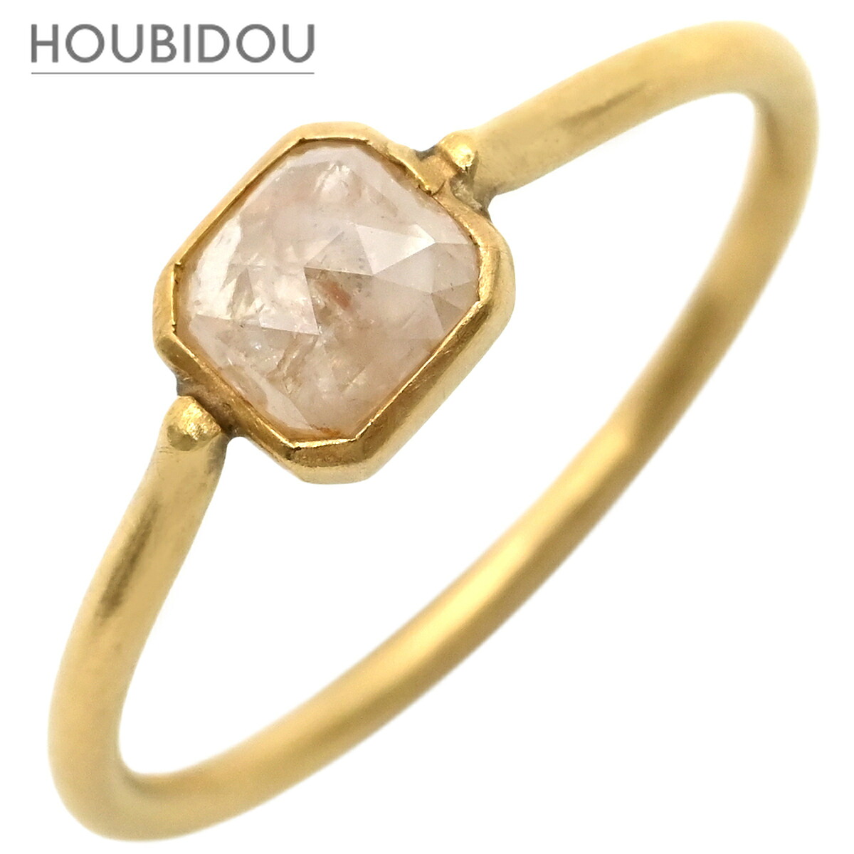 モナカ ジュエリー MONAKA jewellery リング 指輪 ダイヤモンド ライトブラウン×イエローゴールド MONAKA Au750 18K 18金 ローズカット 10号【中古】 40,950円