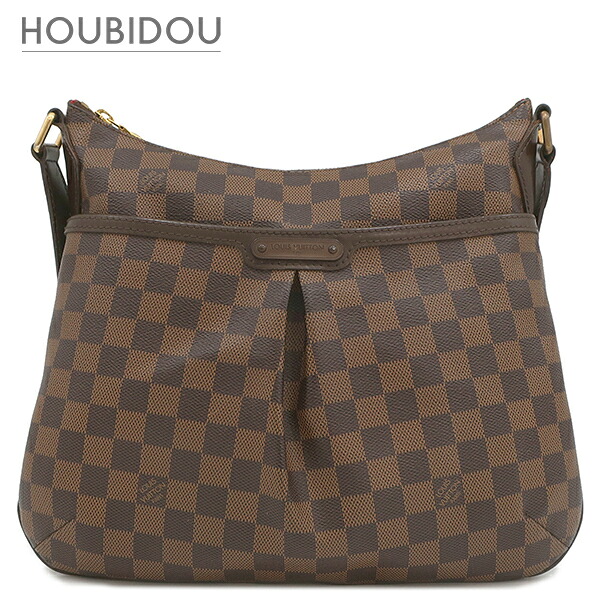 ルイヴィトン LOUIS VUITTON ショルダーバッグ ブルームズベリ PM ダミエキャンバス ダミエエベヌ ゴールド金具 茶 N42251 DU4194【中古】