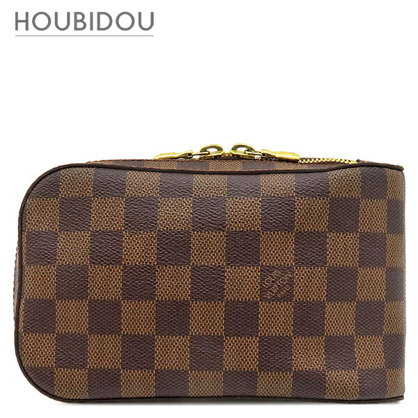 ＼最大5万円割引クーポン 4/4 20時から 数量限定／ ルイヴィトン LOUIS VUITTON ボディバッグ ジェロニモス ダミエキャンバス ダミエエベヌ ゴールド金具 ウエストバッグ 旧型 N51994 CA0055【中古】 53,400円