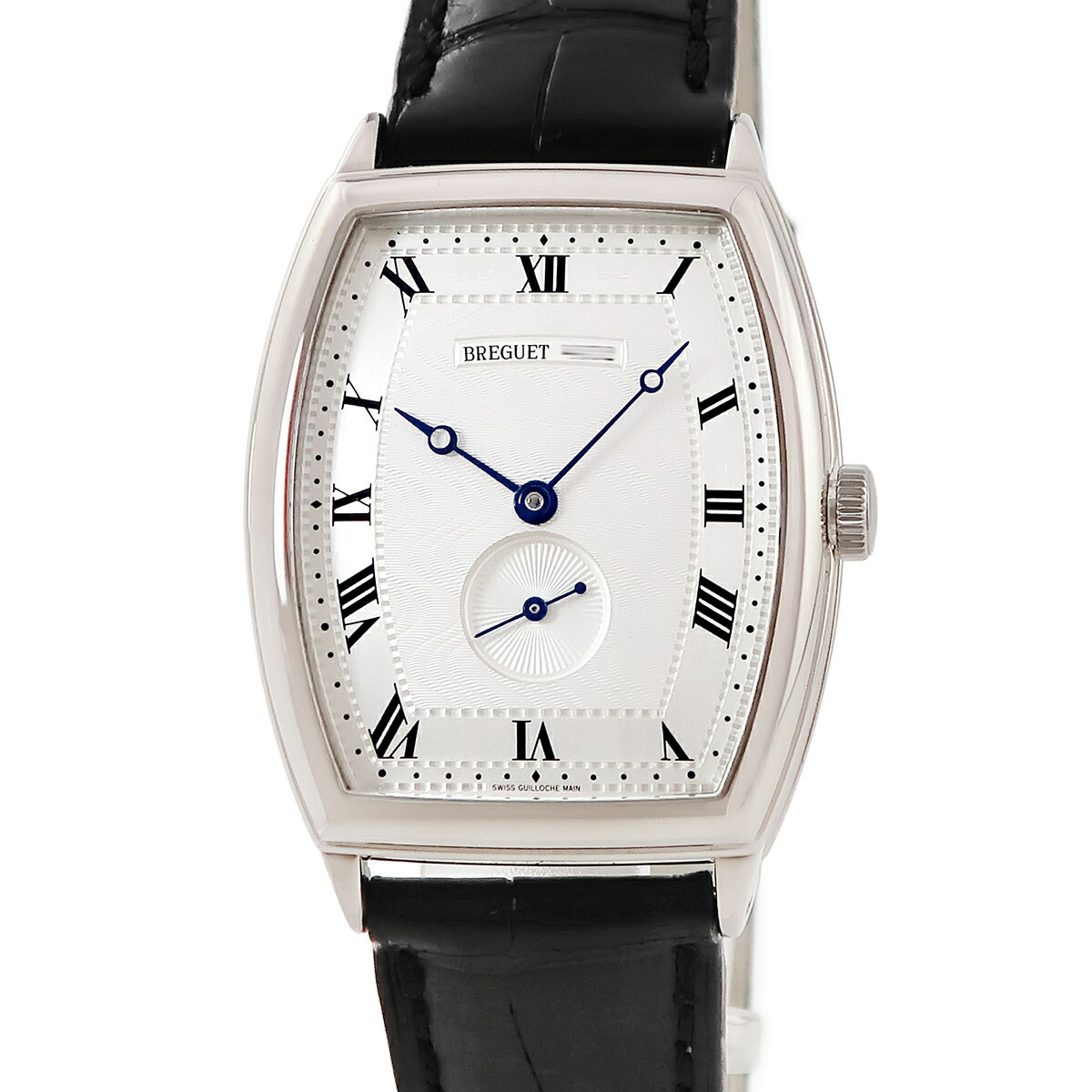 ブレゲ BREGUET ヘリテージ トノーカンブレ ウォーターフォール 3660BB/12/984 K18WG無垢 スモールセコンド メンズ 腕時計自動巻き シルバー 【中古】 528,000円