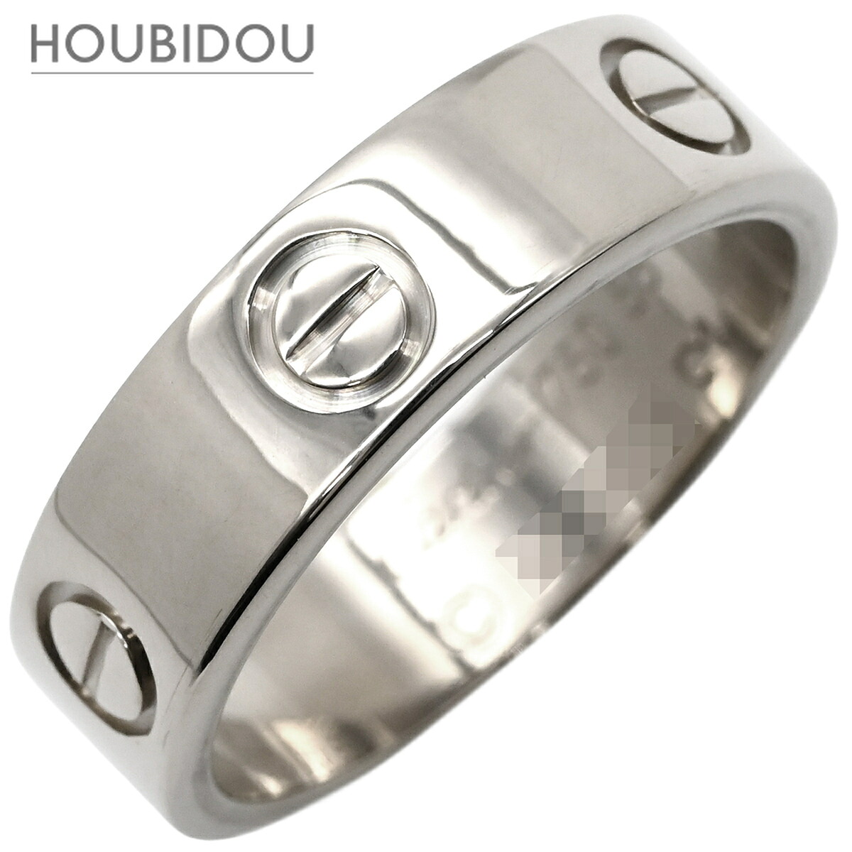 カルティエ Cartier リング 指輪 ラブリング クラシックモデル ホワイトゴールド #55 LOVE Ring K18WG Au750 18K 14.5号【中古】