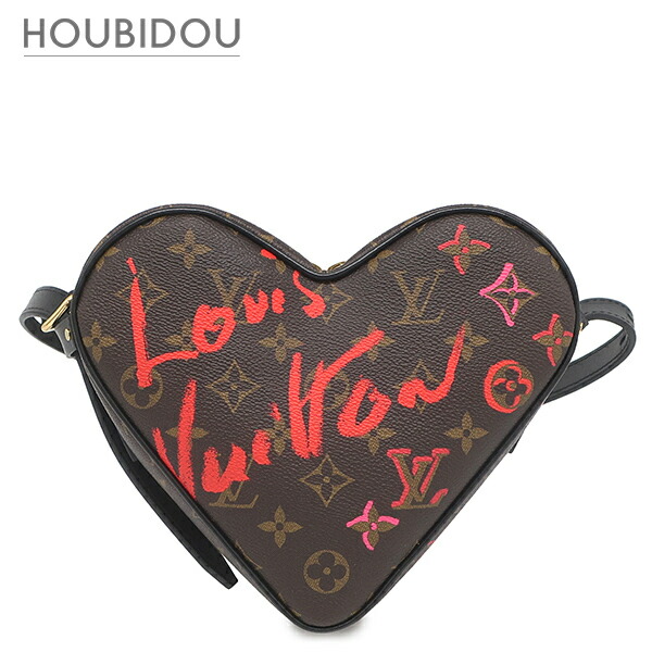 ＼2%OFF大売り出し ＆最大限度5万円銀行割引クーポン券 量目押さえる／ ルイヴィトン LOUIS VUITTON ショルダーバッグ サック 冷やりとした フォーリンラブ モノグラム帆布 モノグラム ゴールド金具 押さえる ハート形ボックス席 M45890 RFID【中古】