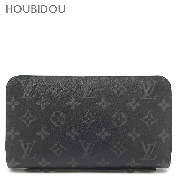 ルイヴィトン LOUIS VUITTON 長がま口 ジッピーXL モノグラムエクリプス モノグラムエクリプス しろがね色金具 黒 ラウンドチャック M61698 CA4147 【保護すること袋】【中古】 財布・ケース-バッグ・小物・ブランド雑貨