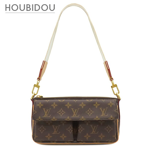 ルイヴィトン LOUIS VUITTON ショルダーバッグ ヴィヴァシテ モノグラム帆布 モノグラム ゴールド金具 茶 肩部 M46999 RFID 【保護すること袋】【中古】