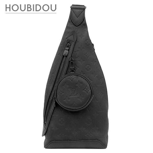 ＼5%OFF大売り出し ＆最大限度5万円銀行割引クーポン券 物量制限事項／ ルイヴィトン LOUIS VUITTON 上半身御徒面子 二人組 スリングバッグ なめし革 モノグラムシャドウレザー 黒いこと 黒いこと金具 ショルダーバッグ 黒 M26730 RFID 【保護すること袋】【中古】