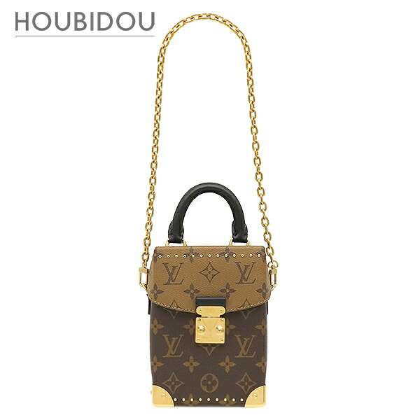 ＼最大限度5万円銀行割引引き換え証 寸法押さえる／ ルイヴィトン LOUIS VUITTON ショルダーバッグ 写真機ボックス席 モノグラム帆布 モノグラムリバースキャンバス モノグラムリバース ゴールド金具 チェーン店肩肉  M82465 RFID 【箱】【中古】