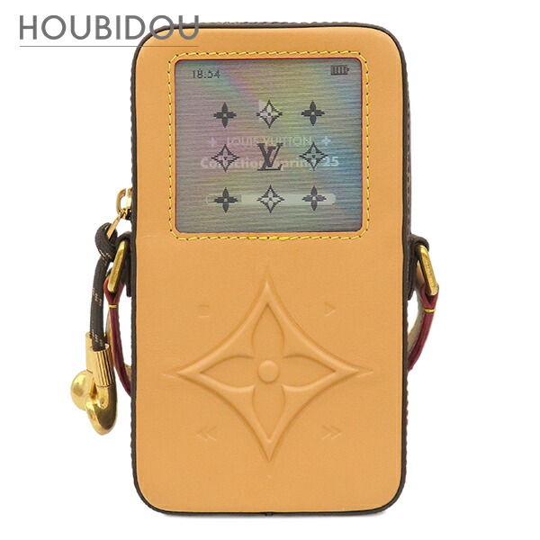 ルイヴィトン Louis Vuitton ショルダーバッグ 笛竹 楽器演奏者 ウェアラブル ウォレット モノグラム帆布 モノグラム ゴールド金具 M14063 RFID 【保護すること袋】【中古】