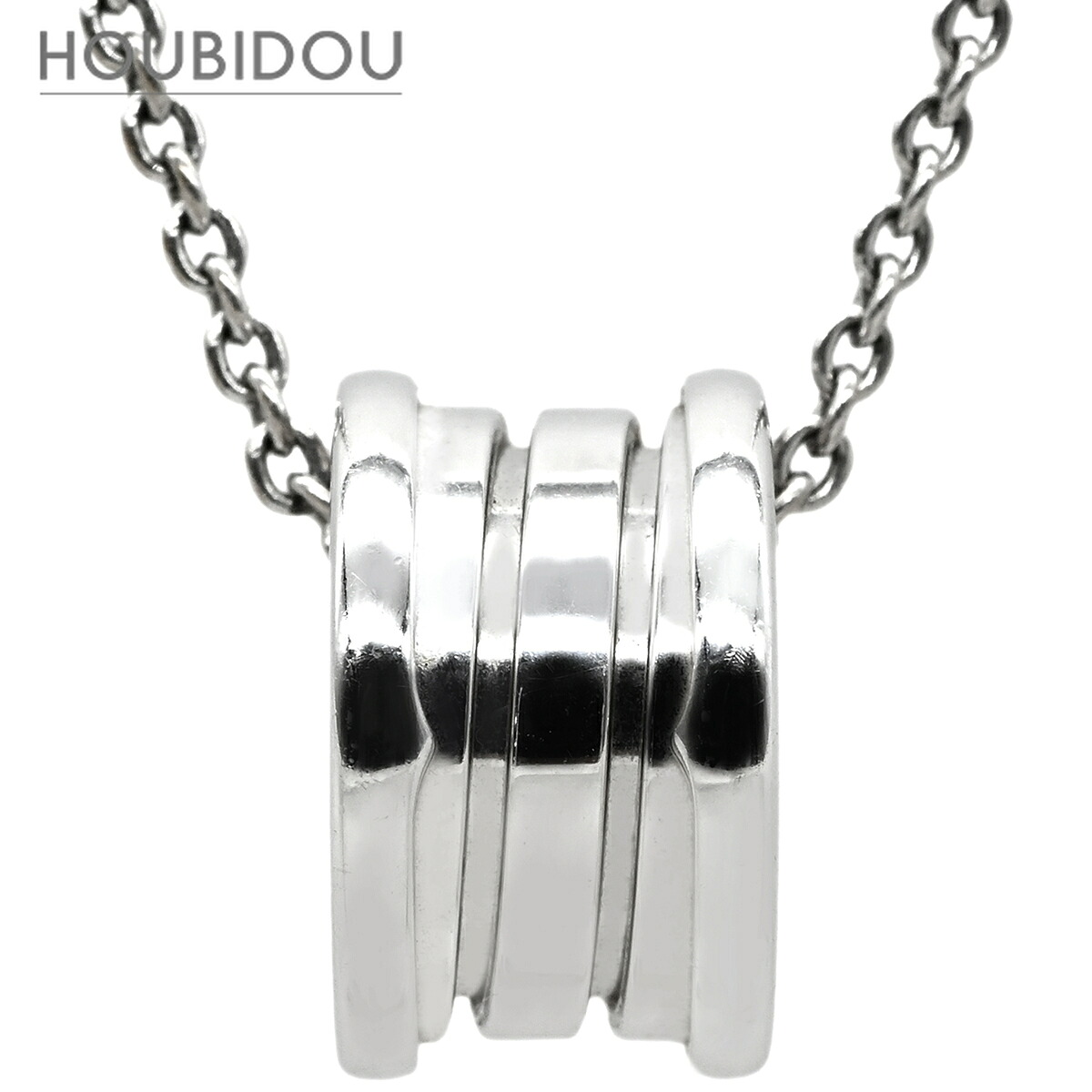 ブルガリ BVLGARI ネックレス ビーゼロワン B-zero1 ホワイトゴールド K18WG Au750 18K 18金 旧型 352815【中古】|HOUBIDOU 心斎橋店