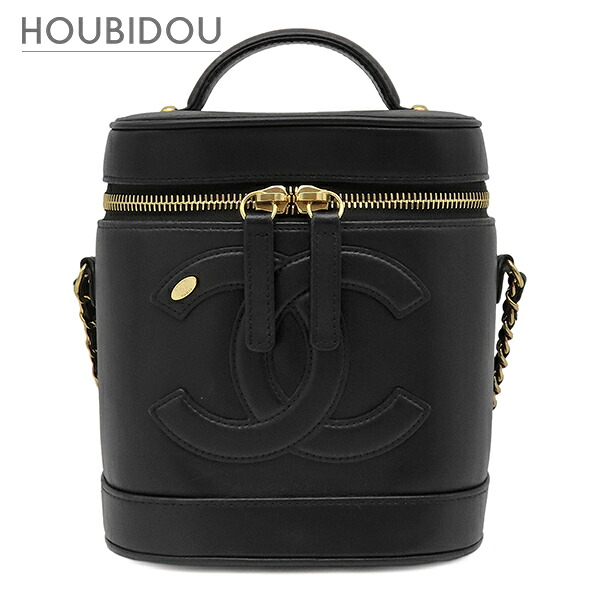 シャネル CHANEL ショルダーバッグ バニティ ラムスキン ブラック ゴールド金具 黒 ココマーク ヴァニティ AS0323 27****** 【保存袋】【中古】|HOUBIDOU 心斎橋店