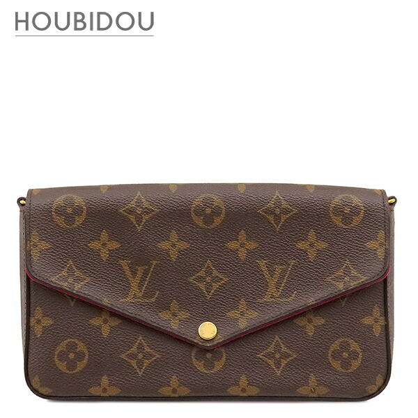 ルイヴィトン LOUIS VUITTON チェーンウォレット ポシェット フェリシー モノグラムキャンバス フーシャ ゴールド金具 チェーンショルダー M61276 CA1198【中古】｜HOUBIDOU 心斎橋店 92,400円