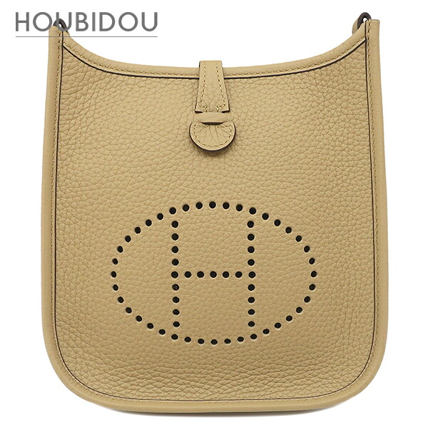 エルメス HERMES ショルダーバッグ エヴリン TPM 16 ロング トリヨンクレマンス プシエール しろがね色金具 新品 未当て嵌める エブリン 2025年製  K 【箱】【中古】