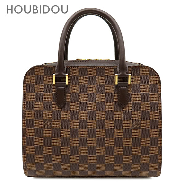 ルイヴィトン LOUIS VUITTON ハンドバック トリアナ ダミエキャンバス ダミエエベヌ ゴールド金具 茶  N51155 VI0998 【保護すること袋】【中古】