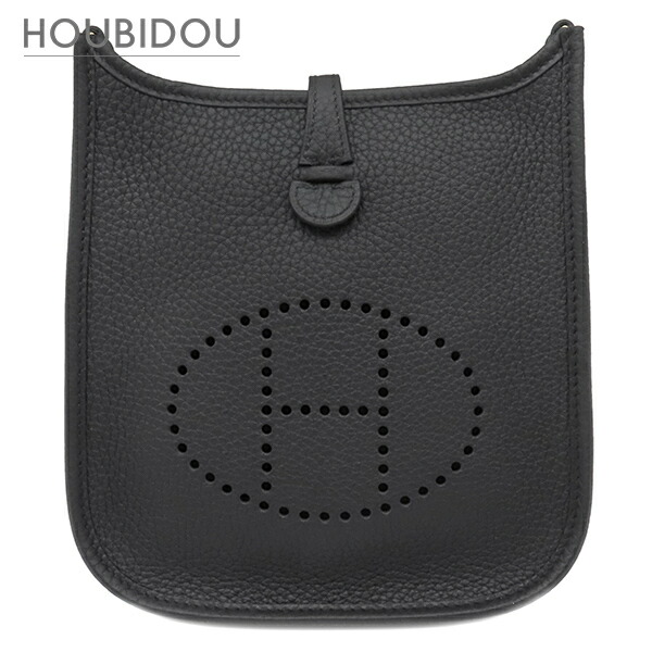 エルメス HERMES ショルダーバッグ エヴリン TPM 16 ロング トリヨンクレマンス 黒いこと ゴールド金具 新品 未当て嵌める 黒 エブリン 2025年製  K 【箱】【中古】