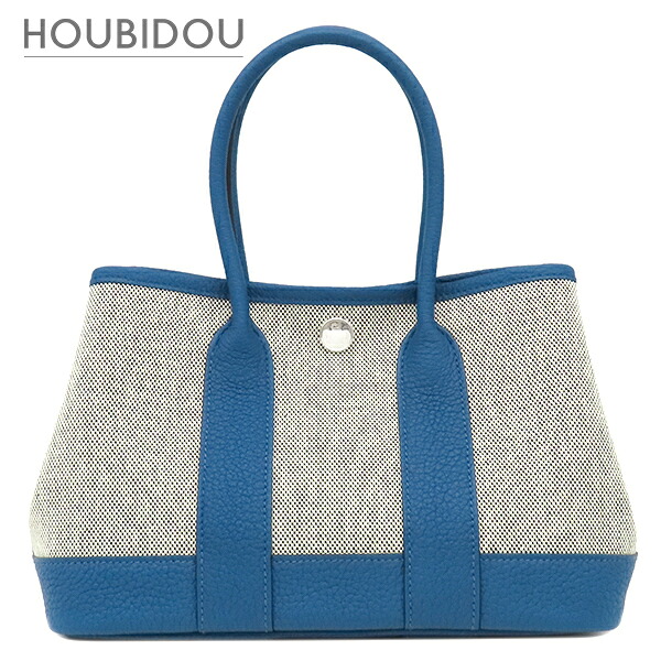エルメス HERMES ハンドバッグ ネオ ガーデン23 ネゴンダ トワルアッシュヴァイキング エクリュ×ブルーウートルメール シルバー金具 新品 未使用 ガーデンパーティー ミニ 2025年製 K 【箱】【中古】|HOUBIDOU 心斎橋店