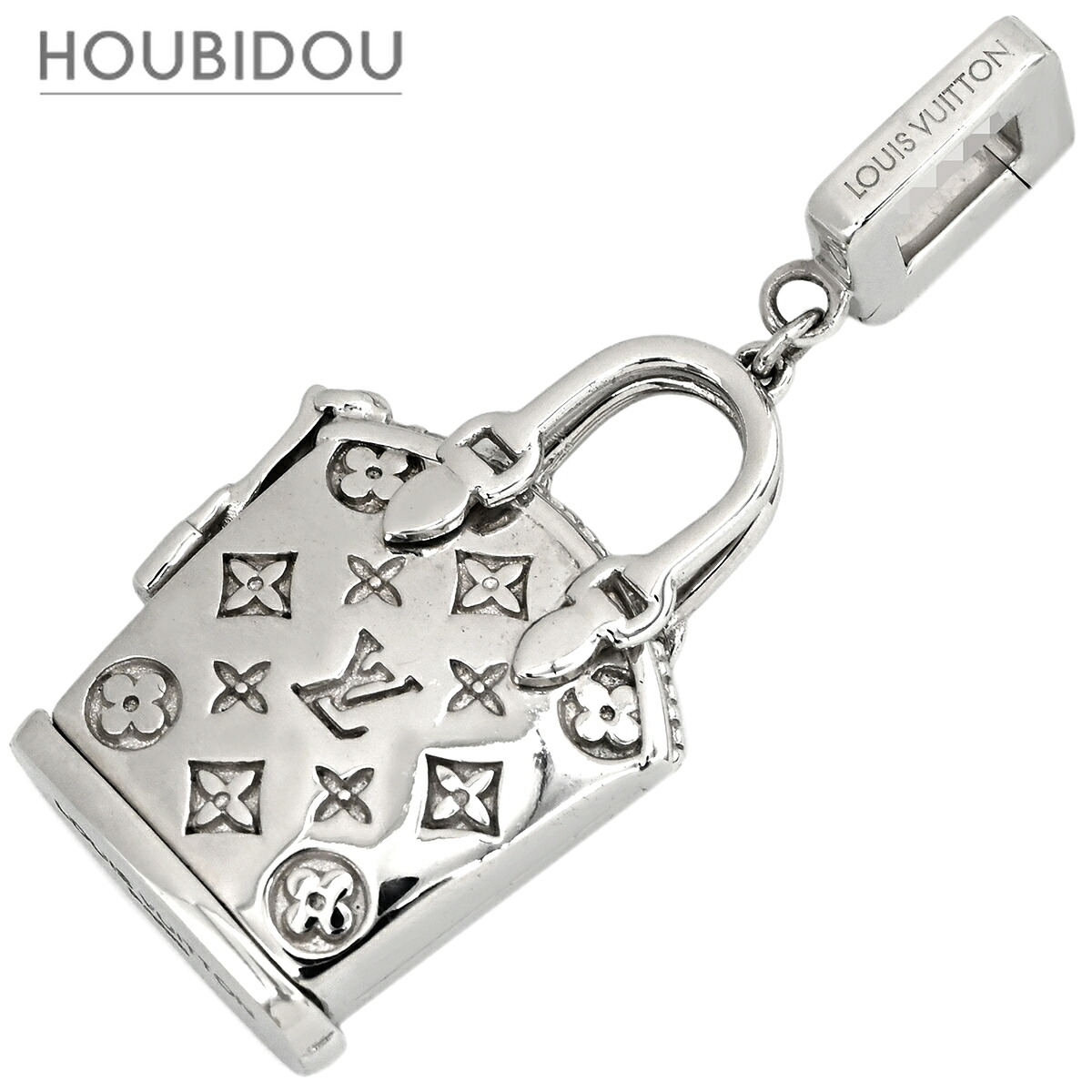 ルイヴィトン LOUIS VUITTON ペンダントトップ バッグモチーフ チャーム ホワイトゴールド モノグラム ネックレストップ 18K 750 WG 【中古】｜HOUBIDOU 心斎橋店