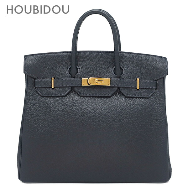 エルメス HERMES ハンドバッグ オータクロア32 フィヨルド ブルーインディゴ ゴールド金具 紺 リカラー有 ○W 【保存袋】【中古】｜HOUBIDOU 心斎橋店 752,000円