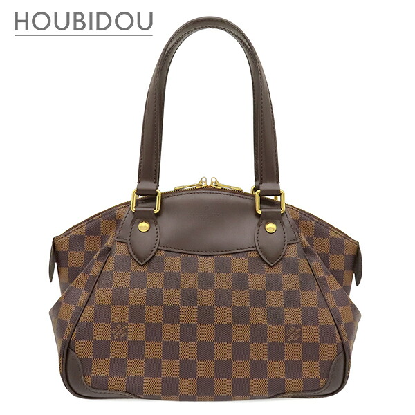 ルイヴィトン LOUIS VUITTON ハンドバッグ ヴェローナ PM ダミエキャンバス ダミエエベヌ ゴールド金具 茶 N41117 DU0193【中古】|HOUBIDOU 心斎橋店