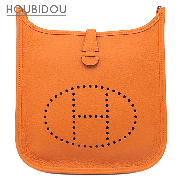 エルメス HERMES ショルダーバッグ エヴリン 23 トリヨンクレマンス オレンジ シルバー金具 新品 未使用 エブリン 2026年製 G 【箱】【中古】|HOUBIDOU 心斎橋店