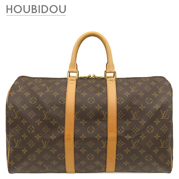 ルイヴィトン LOUIS VUITTON ボストンバッグ キーポル 45 モノグラムキャンバス モノグラム ゴールド金具 茶 ポワニエ・ネームタグ欠品 M41428 MB2193【中古】｜HOUBIDOU 心斎橋店