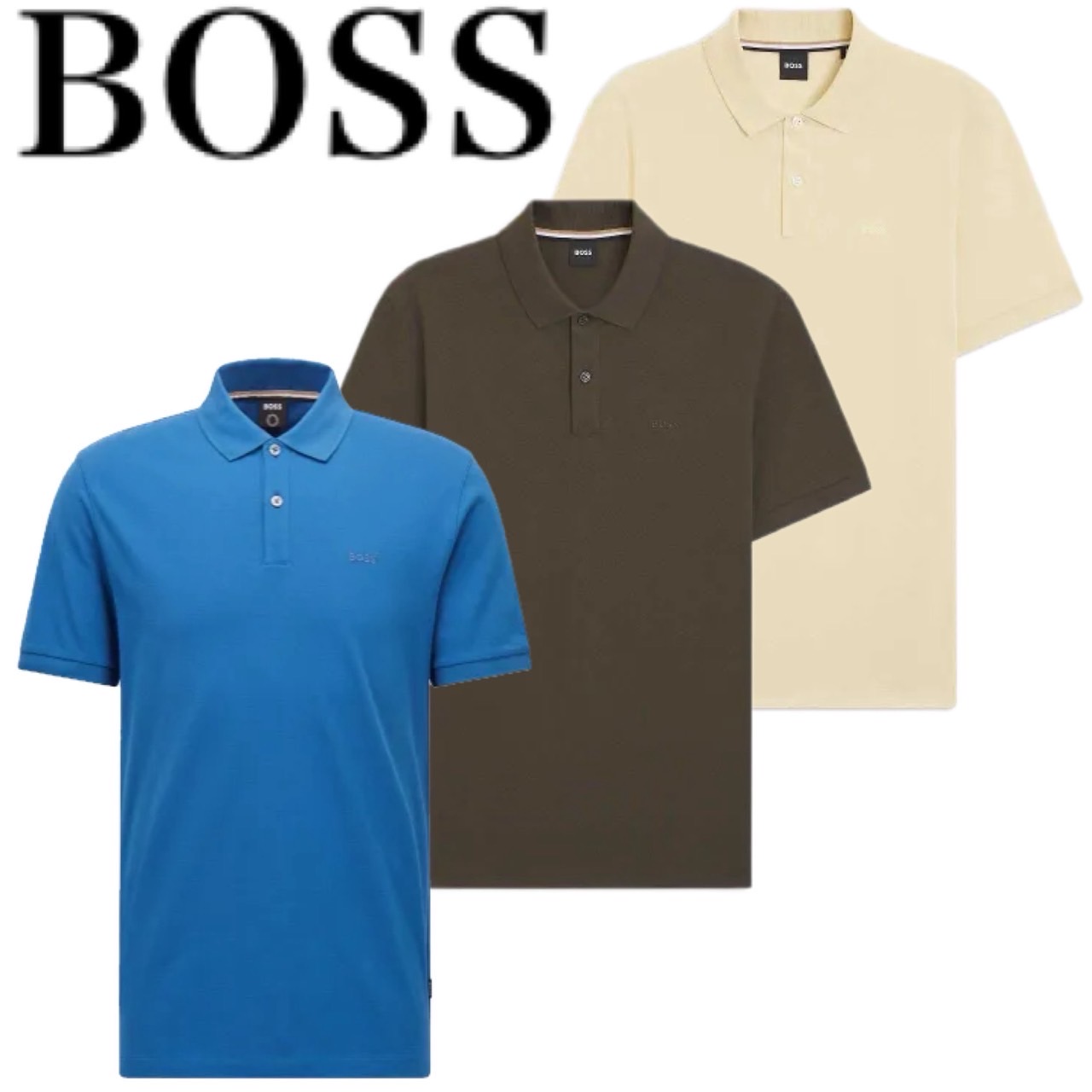 HUGO BOSS ヒューゴボス ポロシャツ メンズ レディース ユニセックス 正規品 ブランド 大谷翔平 選手 愛用 ブランド Pallas 10241531｜MY COLOR