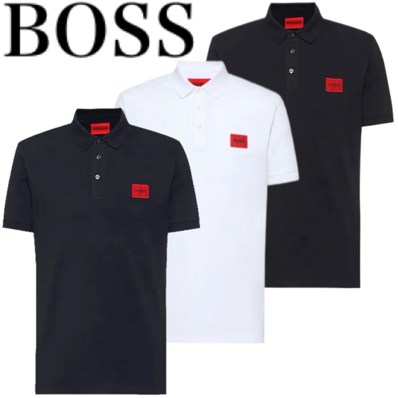 大谷翔平アンバサダー ヒューゴボス ビックサイズ XXL ポロシャツ 刺繍ロゴ 大谷翔平アンバサダー ヒューゴボス ビックサイズ XXL