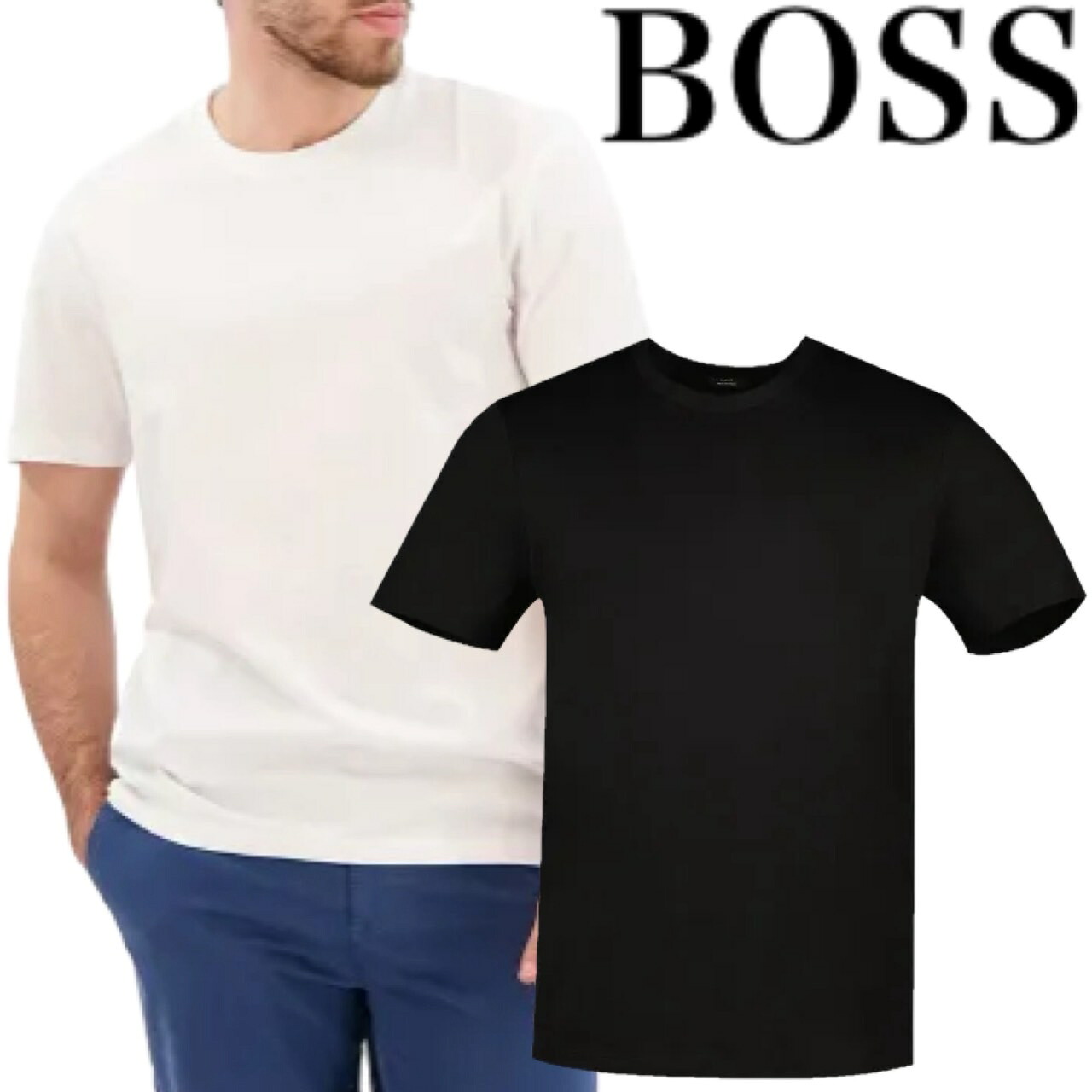 HUGO BOSS ヒューゴボス Tシャツ クルーネック メンズ レディース ユニセックス 正規品 ブランド 大谷翔平 選手 愛用 ブランド Tessler 150|MY COLOR