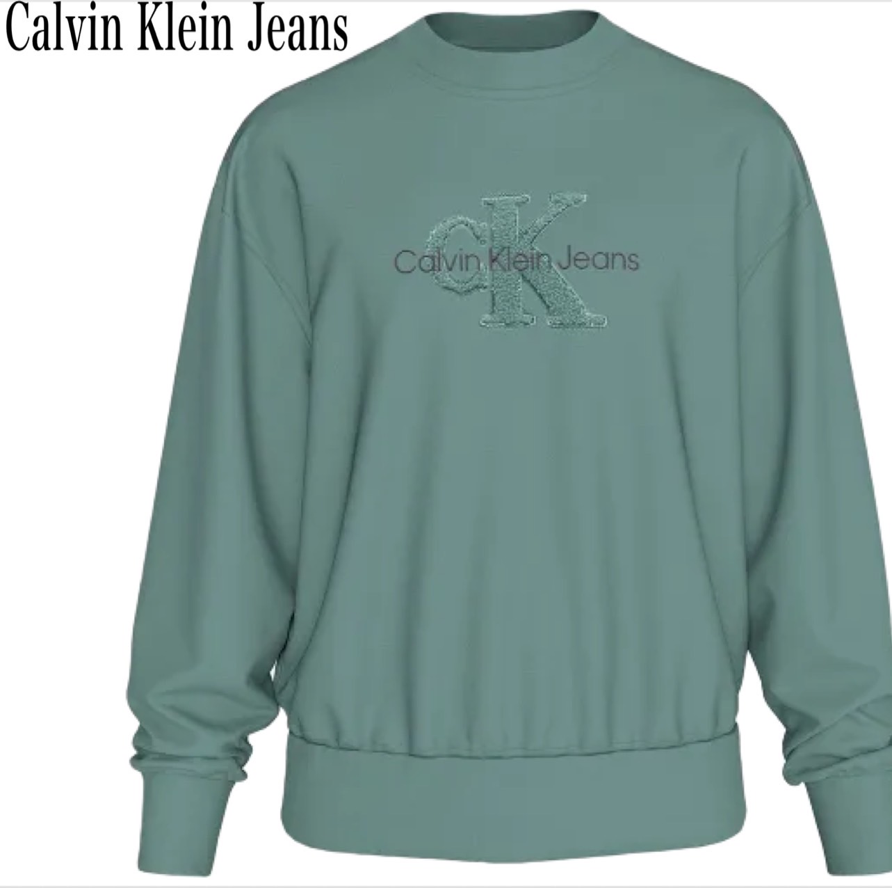 Calvin klein カルバンクライン メンズ トレーナー 正規品 人気ブランド ファッション ハイブランド プレゼント ギフト 記念 おしゃれ オールシーズン Calvin Klein Jeans Chenille Monologo|MY COLOR