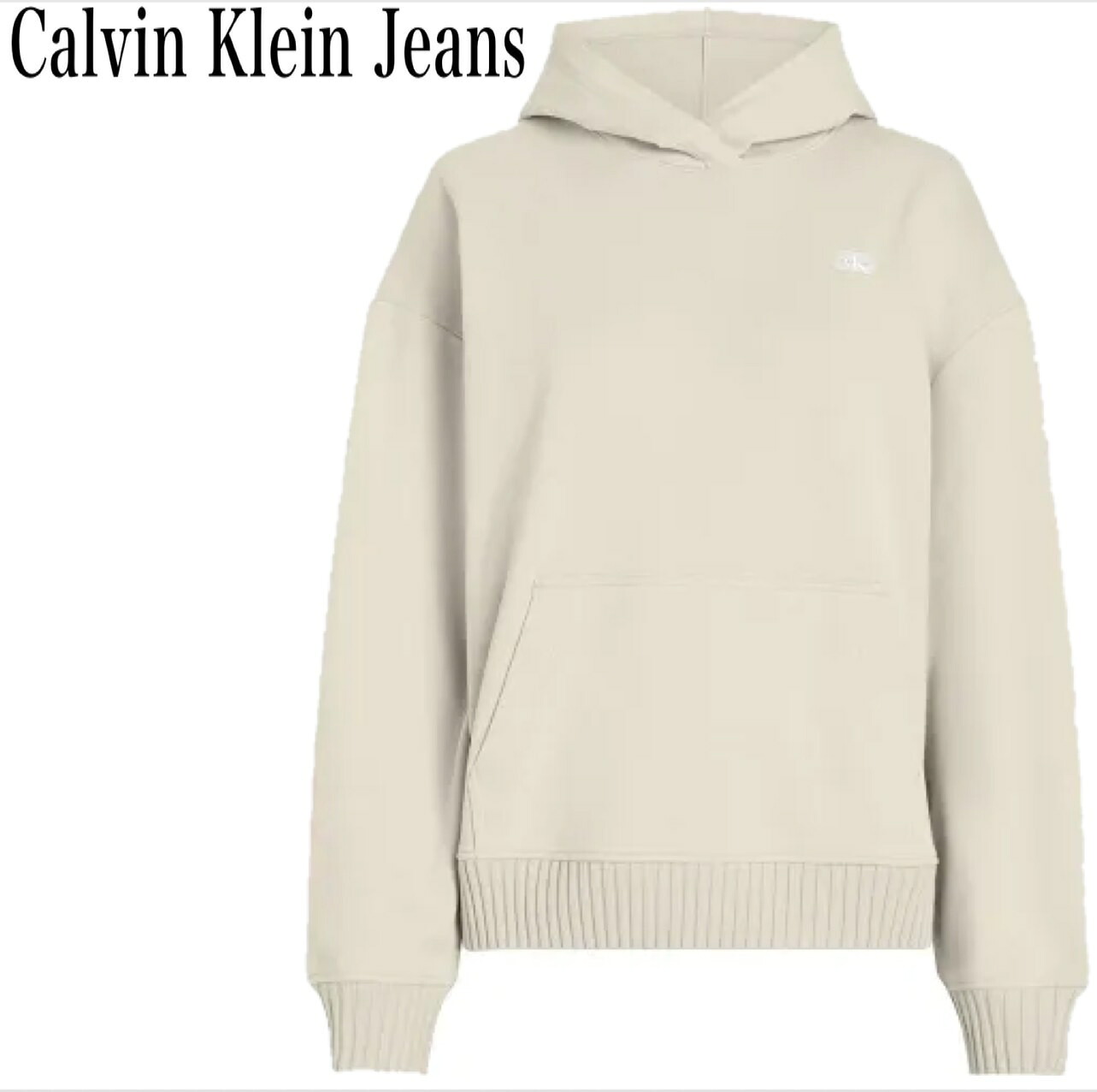 Calvin klein カルバンクライン レディース パーカー 正規品 人気ブランド プレゼント ギフト Calvin Klein Jeans Woven Label Peached|MY COLOR
