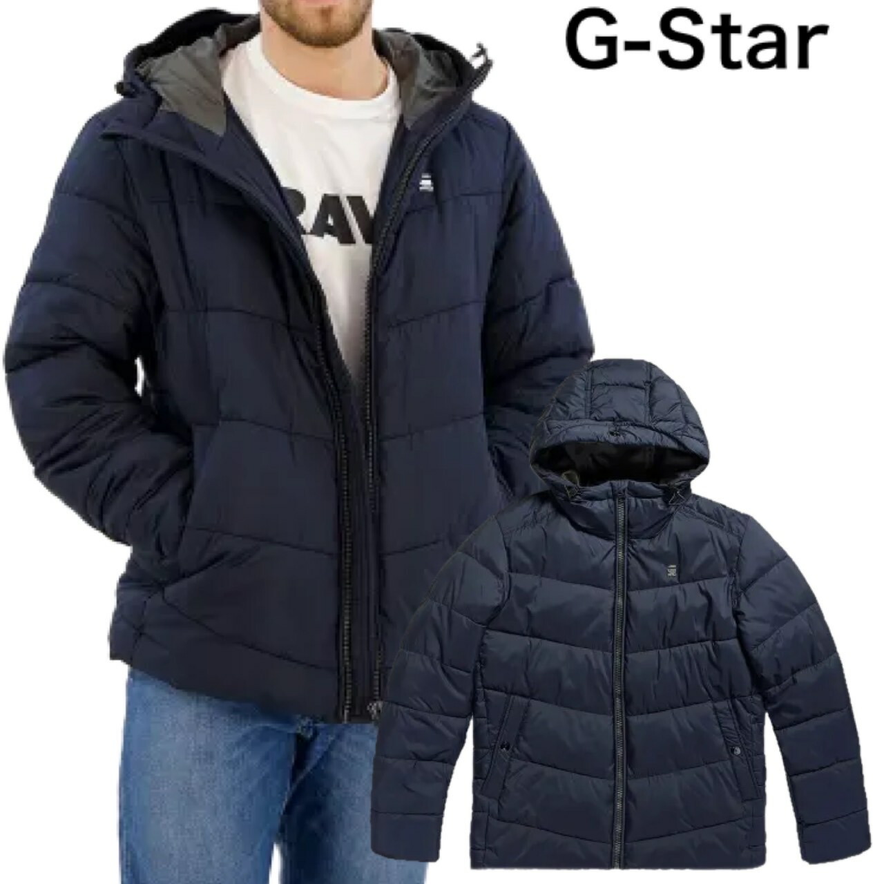 楽天市場】G-STAR RAW[ジースターロウ] Whistler Meefic Padded Hooded