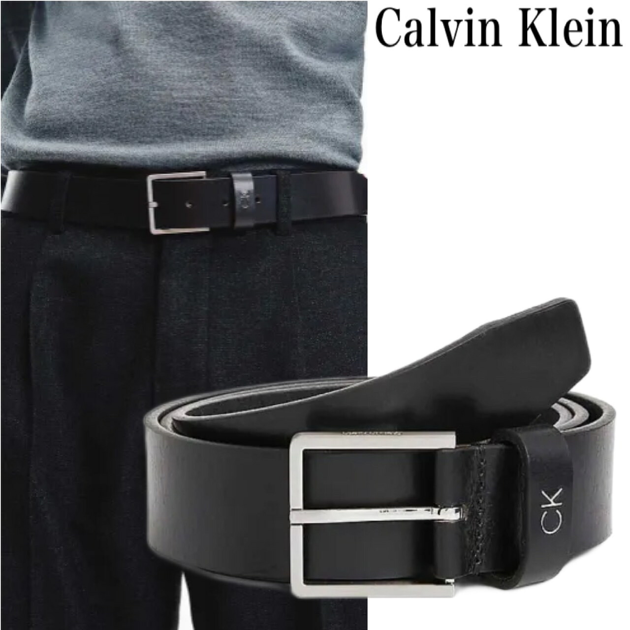 Calvin Klein カルバンクライン メンズ ベルト ロゴ ブランド サイズ調節 プレゼント ギフト 高級感 Formal｜MY COLOR 11,232円