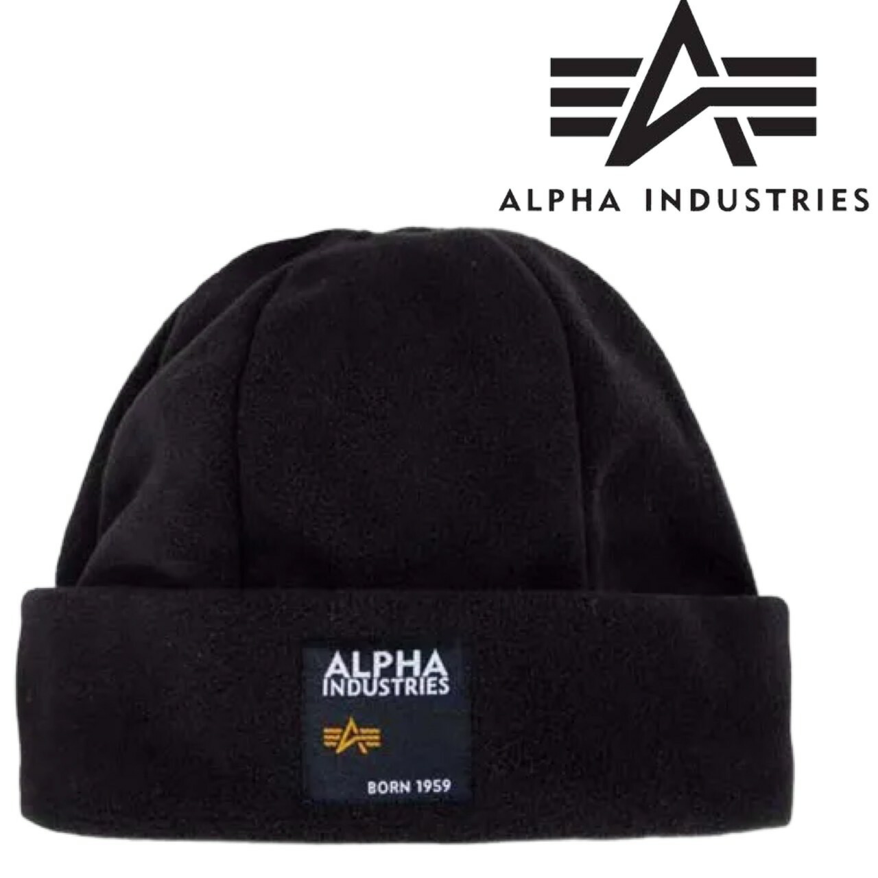 Alpha Industries｜BEANIES (ESSENTIAL POM BEANIE (UHE5250 Шапка Alpha Industries Essential Pom Beanie Medium Charcoal