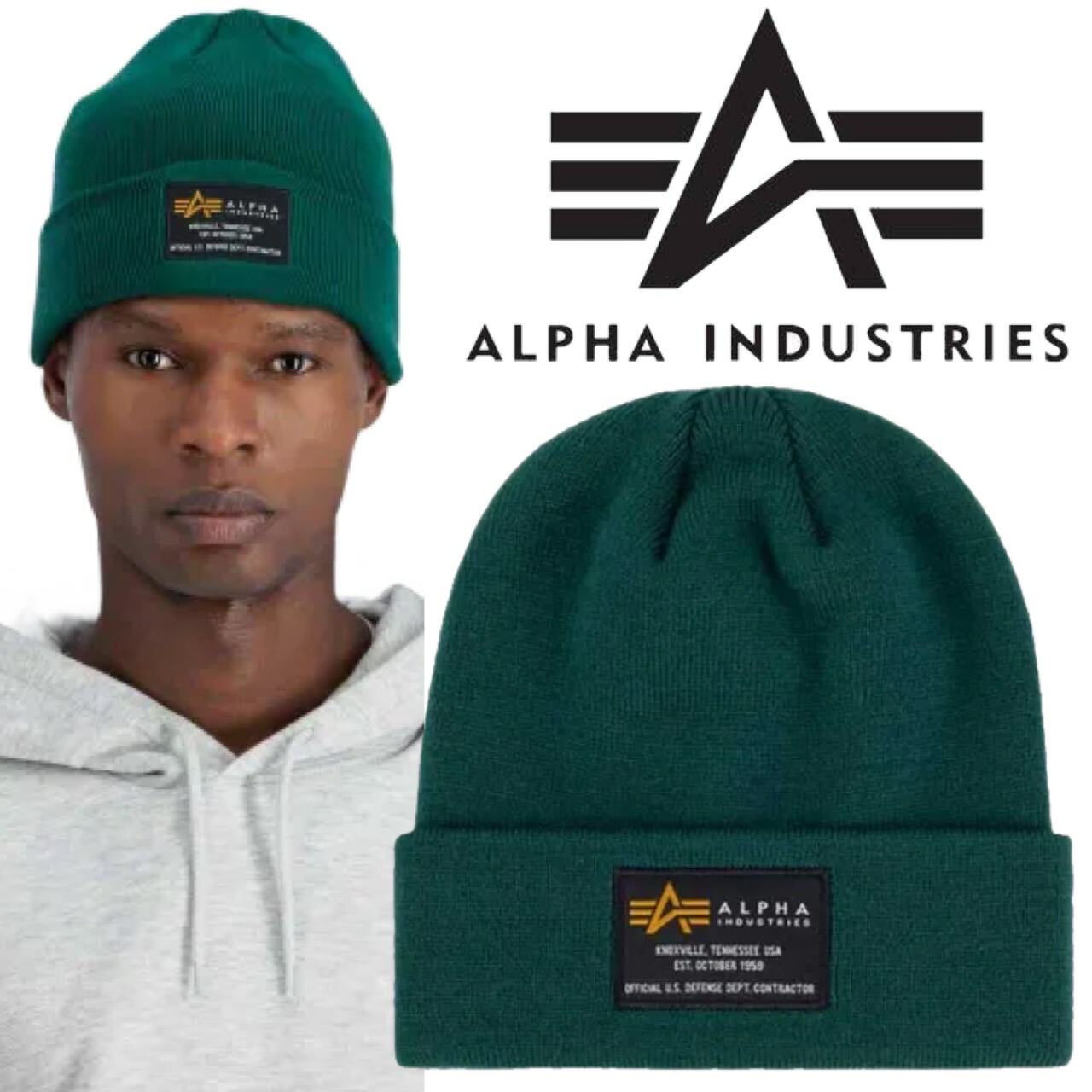 ALPHA INDUSTRIES アルファインダストリーズ ニット帽 メンズ レディース ユニセックス ブランド おしゃれ プレゼント ギフト 高級感 Crew｜MY COLOR